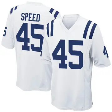 Nike E.J. Speed Men's Game Indianapolis Colts White Jersey