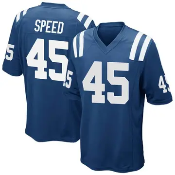 Nike E.J. Speed Youth Game Indianapolis Colts Royal Blue Team Color Jersey