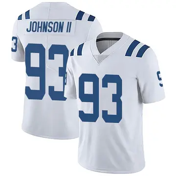 Nike Eric Johnson Men's Limited Indianapolis Colts White Vapor Untouchable Jersey