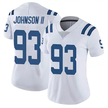Nike Eric Johnson Women's Limited Indianapolis Colts White Vapor Untouchable Jersey