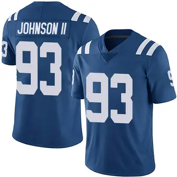 Nike Eric Johnson Youth Limited Indianapolis Colts Royal Team Color Vapor Untouchable Jersey