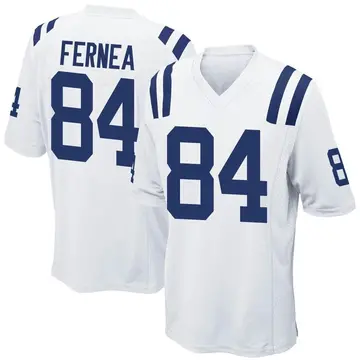 Nike Ethan Fernea Men's Game Indianapolis Colts White Jersey
