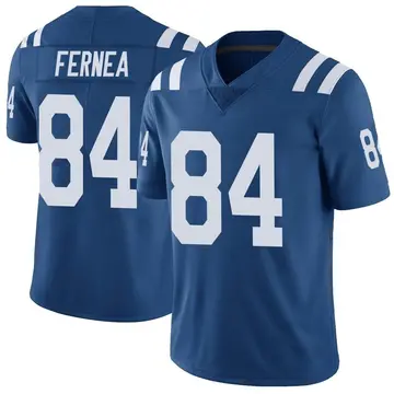 Nike Ethan Fernea Men's Limited Indianapolis Colts Royal Color Rush Vapor Untouchable Jersey