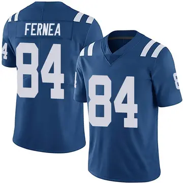Nike Ethan Fernea Men's Limited Indianapolis Colts Royal Team Color Vapor Untouchable Jersey