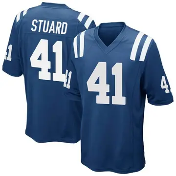 Nike Grant Stuard Men's Game Indianapolis Colts Royal Blue Team Color Jersey