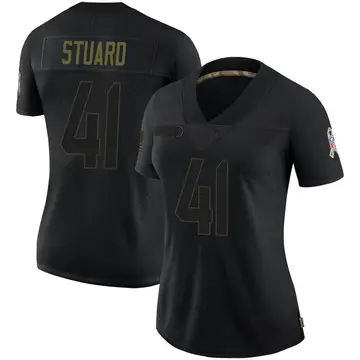 Nike Grant Stuard Women's Limited Indianapolis Colts Black 2020 Salute To Service Jersey