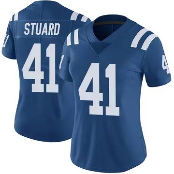 Nike Grant Stuard Women's Limited Indianapolis Colts Royal Color Rush Vapor Untouchable Jersey