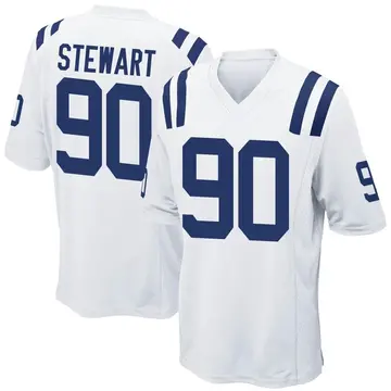 Nike Grover Stewart Youth Game Indianapolis Colts White Jersey