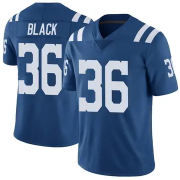 Nike Henry Black Men's Limited Indianapolis Colts Royal Color Rush Vapor Untouchable Jersey