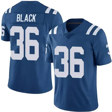Nike Henry Black Men's Limited Indianapolis Colts Royal Team Color Vapor Untouchable Jersey