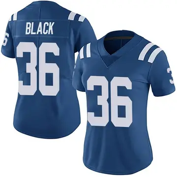 Nike Henry Black Women's Limited Indianapolis Colts Royal Team Color Vapor Untouchable Jersey