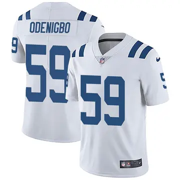Nike Ifeadi Odenigbo Men's Limited Indianapolis Colts White Vapor Untouchable Jersey