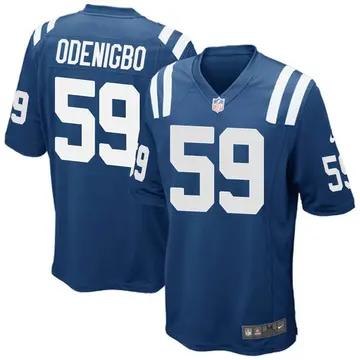 Nike Ifeadi Odenigbo Youth Game Indianapolis Colts Royal Blue Team Color Jersey