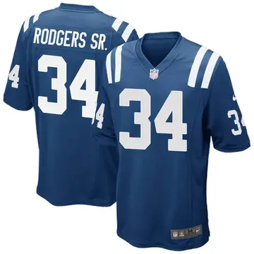 Nike Isaiah Rodgers Sr. Men's Game Indianapolis Colts Royal Blue Team Color Jersey
