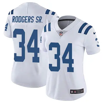 Nike Isaiah Rodgers Sr. Women's Limited Indianapolis Colts White Vapor Untouchable Jersey