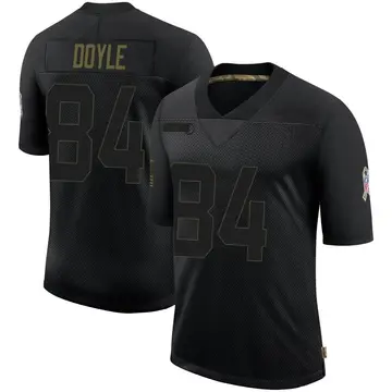 Nike Jack Doyle Men's Limited Indianapolis Colts Black 2020 Salute To Service Jersey