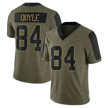 Nike Jack Doyle Men's Limited Indianapolis Colts Olive 2021 Salute To Service Jersey