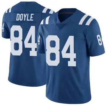 Nike Jack Doyle Men's Limited Indianapolis Colts Royal Color Rush Vapor Untouchable Jersey