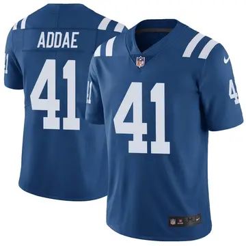 Nike Jahleel Addae Men's Limited Indianapolis Colts Royal Color Rush Vapor Untouchable Jersey