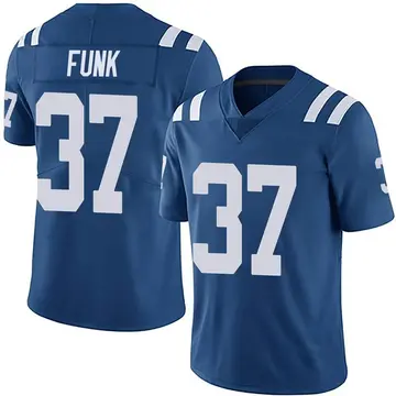 Nike Jake Funk Men's Limited Indianapolis Colts Royal Team Color Vapor Untouchable Jersey