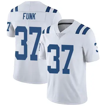 Nike Jake Funk Men's Limited Indianapolis Colts White Vapor Untouchable Jersey