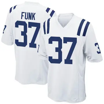 Nike Jake Funk Youth Game Indianapolis Colts White Jersey
