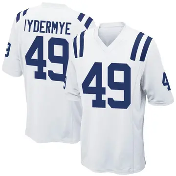 Nike Jalen Wydermyer Men's Game Indianapolis Colts White Jersey