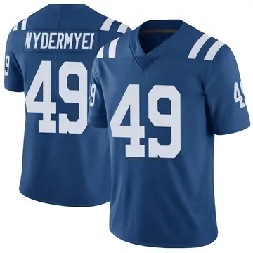 Nike Jalen Wydermyer Youth Limited Indianapolis Colts Royal Color Rush Vapor Untouchable Jersey
