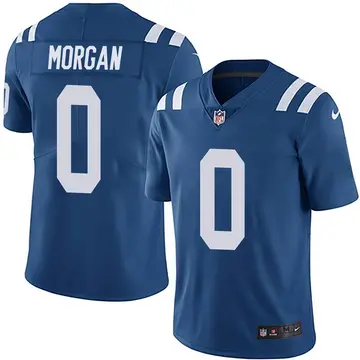 Nike James Morgan Men's Limited Indianapolis Colts Royal Team Color Vapor Untouchable Jersey