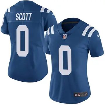 Nike Jared Scott Women's Limited Indianapolis Colts Royal Team Color Vapor Untouchable Jersey