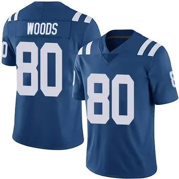 Nike Jelani Woods Men's Limited Indianapolis Colts Royal Team Color Vapor Untouchable Jersey