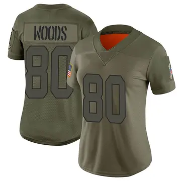 Nike Jelani Woods Women's Limited Indianapolis Colts Camo 2019 Salute to Service Jersey