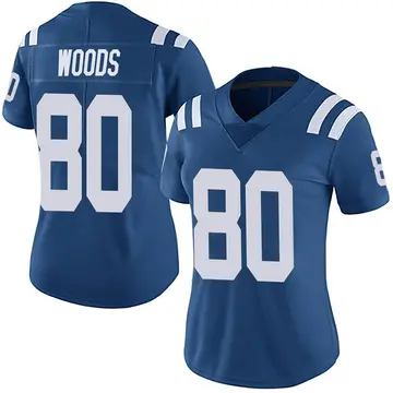 Nike Jelani Woods Women's Limited Indianapolis Colts Royal Team Color Vapor Untouchable Jersey