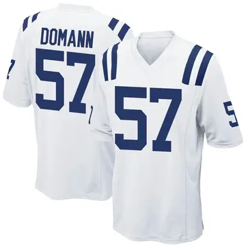 Nike JoJo Domann Men's Game Indianapolis Colts White Jersey