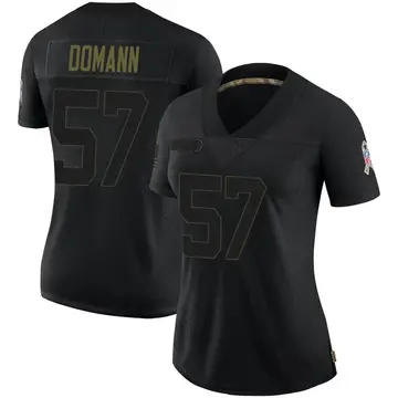 Nike JoJo Domann Women's Limited Indianapolis Colts Black 2020 Salute To Service Jersey