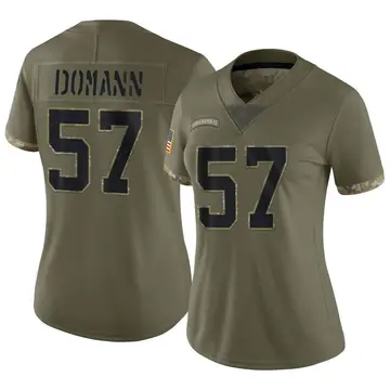 Nike JoJo Domann Women's Limited Indianapolis Colts Olive 2022 Salute To Service Jersey