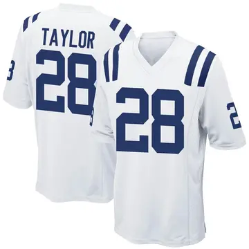 Nike Jonathan Taylor Youth Game Indianapolis Colts White Jersey