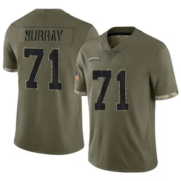 Nike Jordan Murray Men's Limited Indianapolis Colts Olive 2022 Salute To Service Jersey