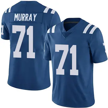 Nike Jordan Murray Men's Limited Indianapolis Colts Royal Team Color Vapor Untouchable Jersey