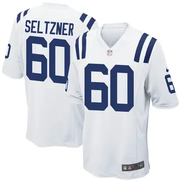 Nike Josh Seltzner Youth Game Indianapolis Colts White Jersey