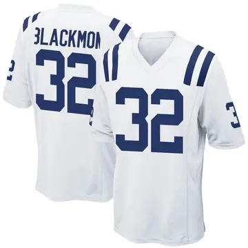 Nike Julian Blackmon Men's Game Indianapolis Colts White Jersey