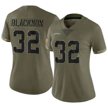 Nike Julian Blackmon Women's Limited Indianapolis Colts Olive 2022 Salute To Service Jersey
