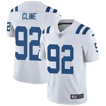 Nike Kameron Cline Men's Limited Indianapolis Colts White Vapor Untouchable Jersey