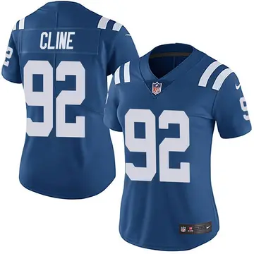 Nike Kameron Cline Women's Limited Indianapolis Colts Royal Team Color Vapor Untouchable Jersey
