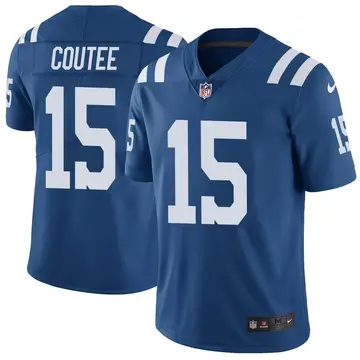 Nike Keke Coutee Men's Limited Indianapolis Colts Royal Color Rush Vapor Untouchable Jersey