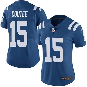 Nike Keke Coutee Women's Limited Indianapolis Colts Royal Team Color Vapor Untouchable Jersey