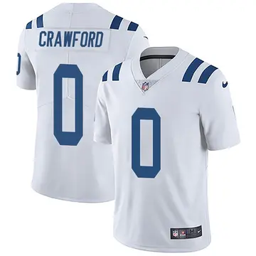 Nike Kekoa Crawford Men's Limited Indianapolis Colts White Vapor Untouchable Jersey