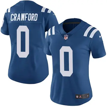 Nike Kekoa Crawford Women's Limited Indianapolis Colts Royal Team Color Vapor Untouchable Jersey