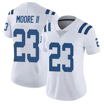 Nike Kenny Moore II Women's Limited Indianapolis Colts White Vapor Untouchable Jersey