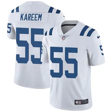 Nike Khalid Kareem Youth Limited Indianapolis Colts White Vapor Untouchable Jersey